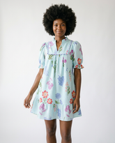 Floral V-Neck Ruffle Dress | Romantic Cottagecore Style
