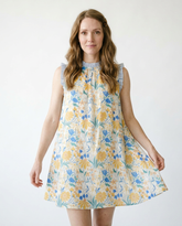 Floral Babydoll Dress with Ruffles | Cottage Blush