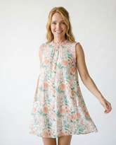 Floral Babydoll Dress with Pockets | Cottage Blush