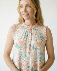 Floral Babydoll Dress with Pockets | Cottage Blush