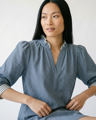 Umgee Textured Tie-Waist Mini Dress | Feminine A-Line Style