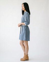 Umgee Textured Tie-Waist Mini Dress | Feminine A-Line Style
