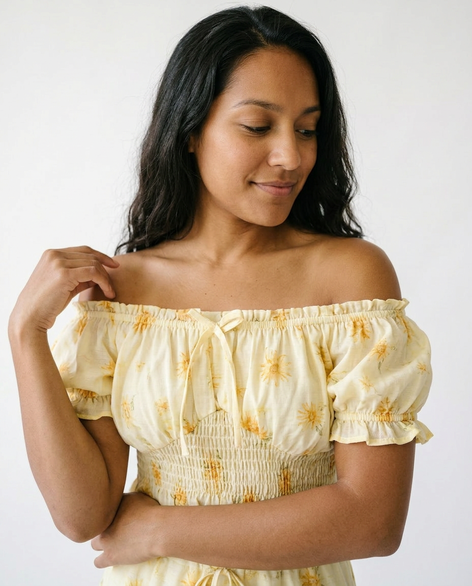 Floral Smocked Two-Piece Skirt Set | Cottage Blush