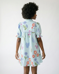Floral V-Neck Ruffle Dress | Romantic Cottagecore Style