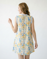 Floral Babydoll Dress with Ruffles | Cottage Blush