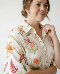 Floral Tie-Waist Half Sleeve Romper | Cottage Core Set